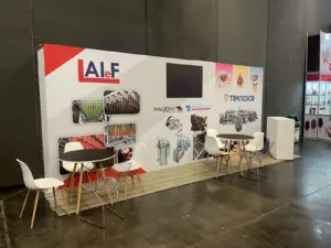 Stand LAIeF-Teknoice-Packint alla Feria Internacional del helado, Mexico